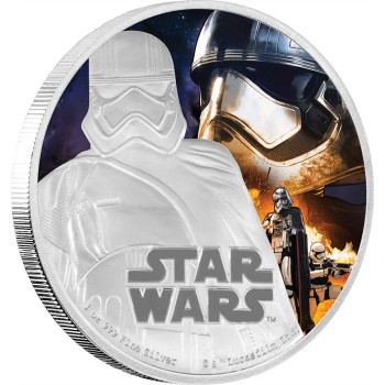 Star Wars Episode VII 1 Oz Silver Coin Captain Phasma